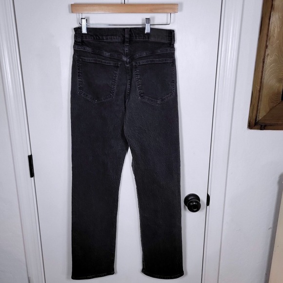 Madewell The 90's Straight Jeans Size 26 Black High Rise Vintage Fit - Picture 6 of 9